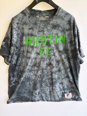 Mitchell & Ness Austin FC Gray Tie Dye MLS T-Shirt XXL